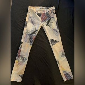 IRO JEANS Amaya Prism Print Skinny size 26